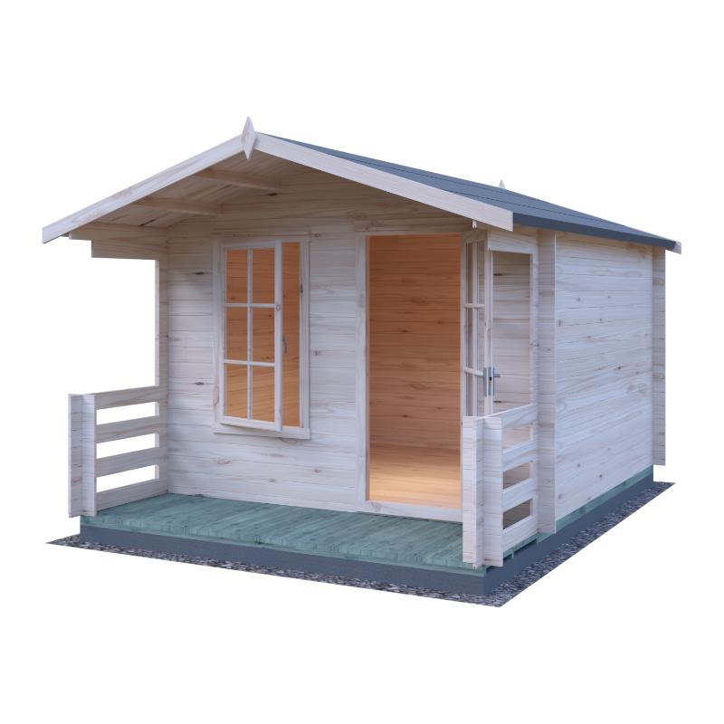 Shire Maulen with Verandah 10x10 19mm Log cabin