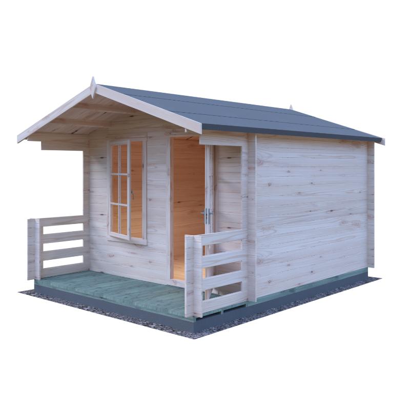 Shire Maulen with Verandah 10x10 19mm Log cabin