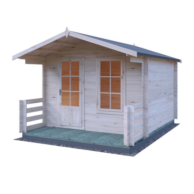 Shire Maulen with Verandah 10x10 19mm Log cabin