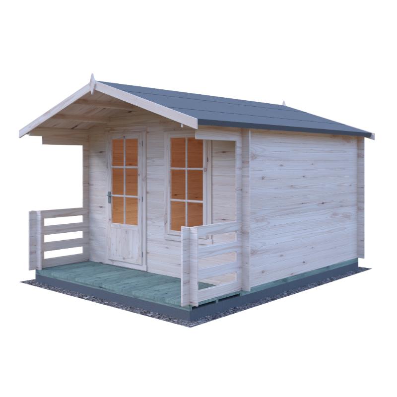 Shire Maulen with Verandah 10x10 19mm Log cabin