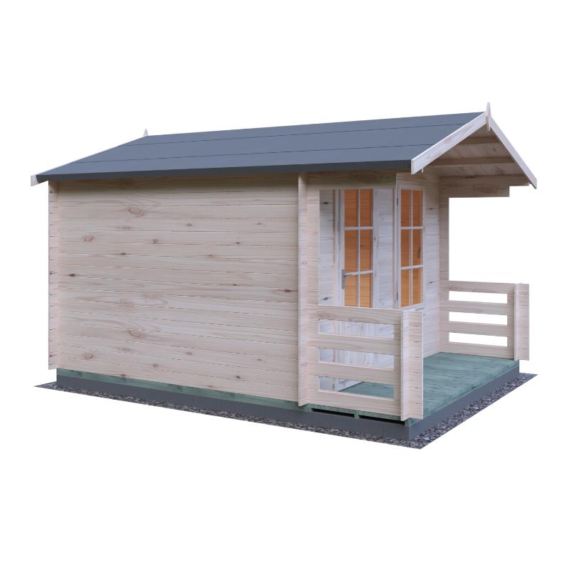 Shire Maulen with Verandah 10x10 19mm Log cabin