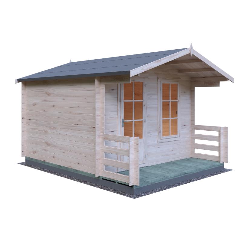 Shire Maulen with Verandah 10x10 19mm Log cabin