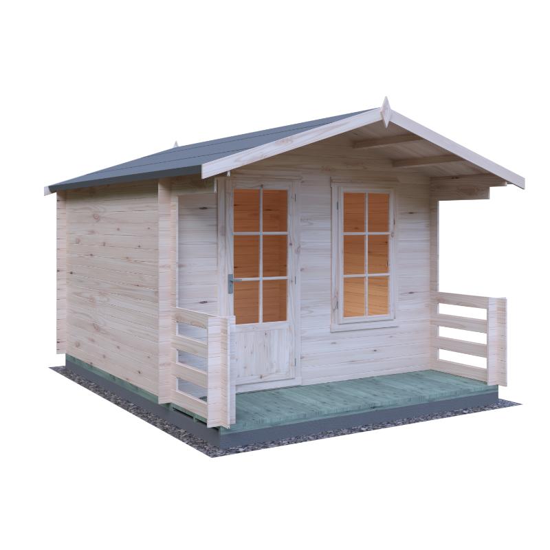 Shire Maulen with Verandah 10x10 19mm Log cabin