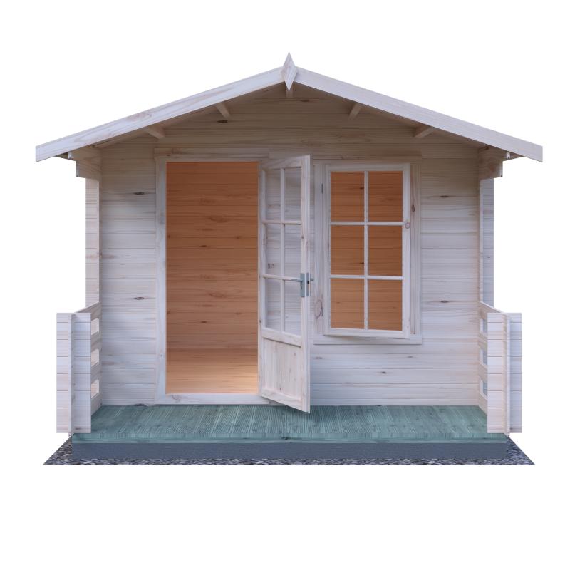 Shire Maulen with Verandah 10x10 19mm Log cabin