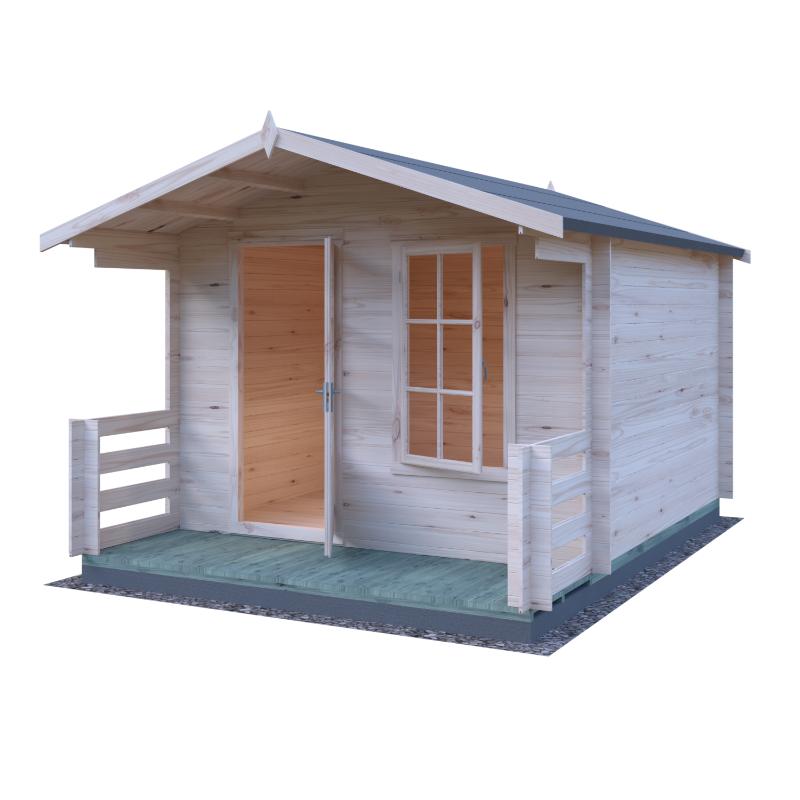 Shire Maulen with Verandah 10x10 19mm Log cabin