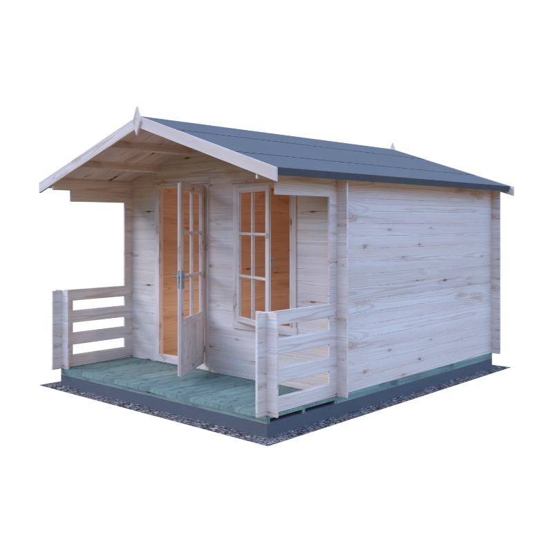 Shire Maulen with Verandah 10x10 19mm Log cabin