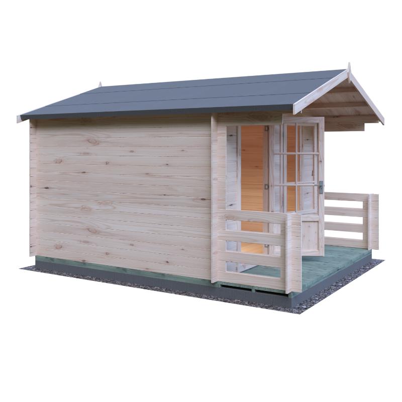 Shire Maulen with Verandah 10x10 19mm Log cabin