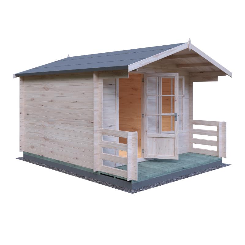 Shire Maulen with Verandah 10x10 19mm Log cabin