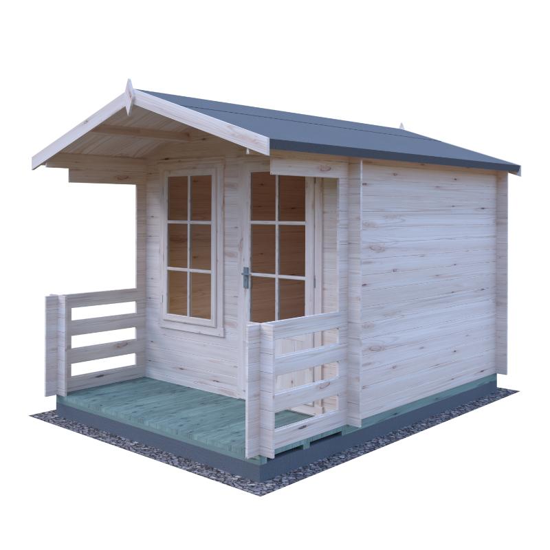 Shire Maulen with Verandah 8x8 19mm Log cabin