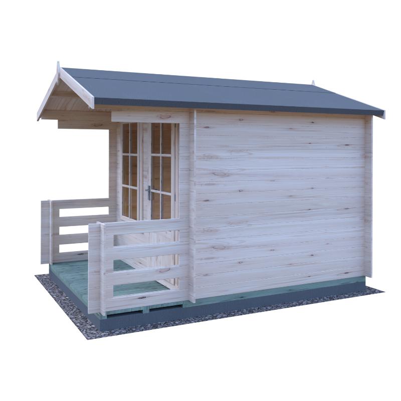 Shire Maulen with Verandah 8x8 19mm Log cabin
