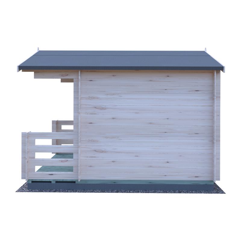 Shire Maulen with Verandah 8x8 19mm Log cabin