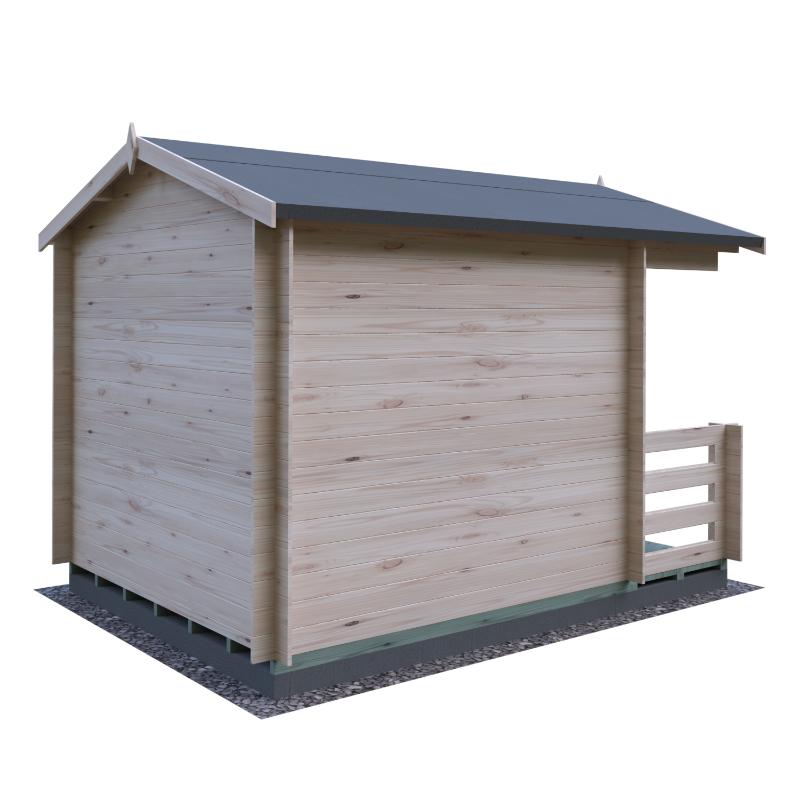 Shire Maulen with Verandah 8x8 19mm Log cabin