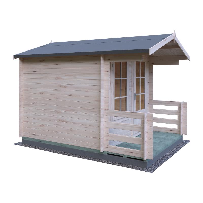 Shire Maulen with Verandah 8x8 19mm Log cabin