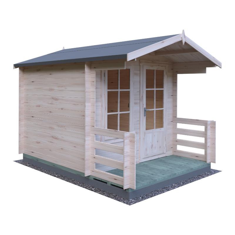Shire Maulen with Verandah 8x8 19mm Log cabin