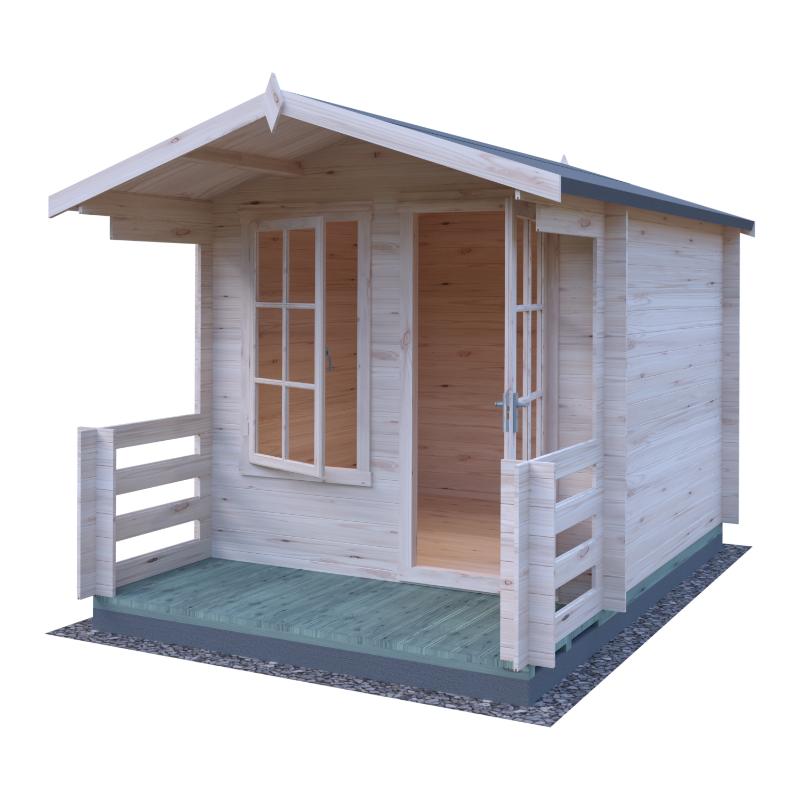 Shire Maulen with Verandah 8x8 19mm Log cabin