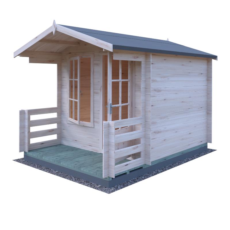 Shire Maulen with Verandah 8x8 19mm Log cabin