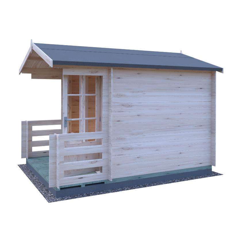 Shire Maulen with Verandah 8x8 19mm Log cabin