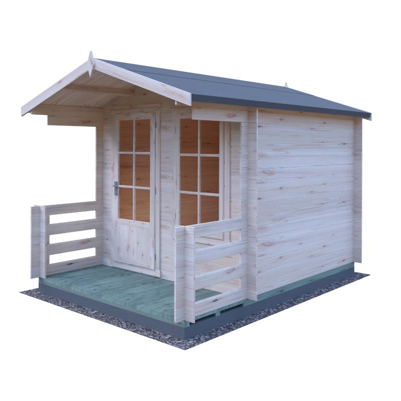 Shire Maulen with Verandah 8x8 19mm Log cabin