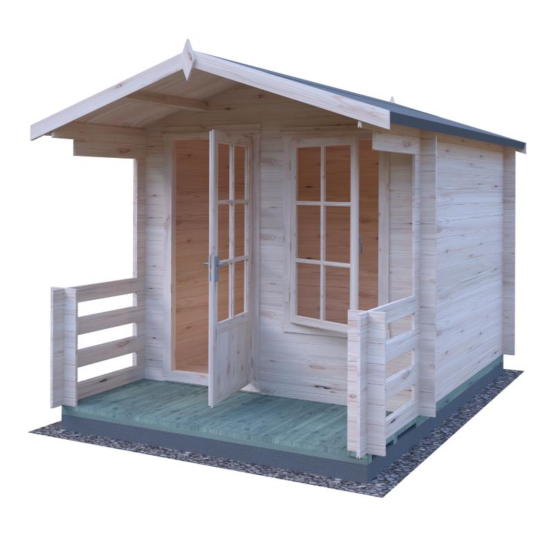 Shire Maulen with Verandah 8x8 19mm Log cabin