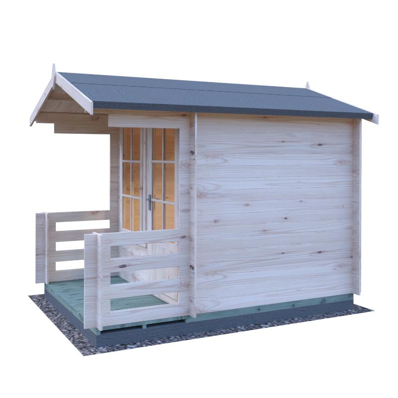 Shire Maulen with Verandah 7x7 19mm Log cabin