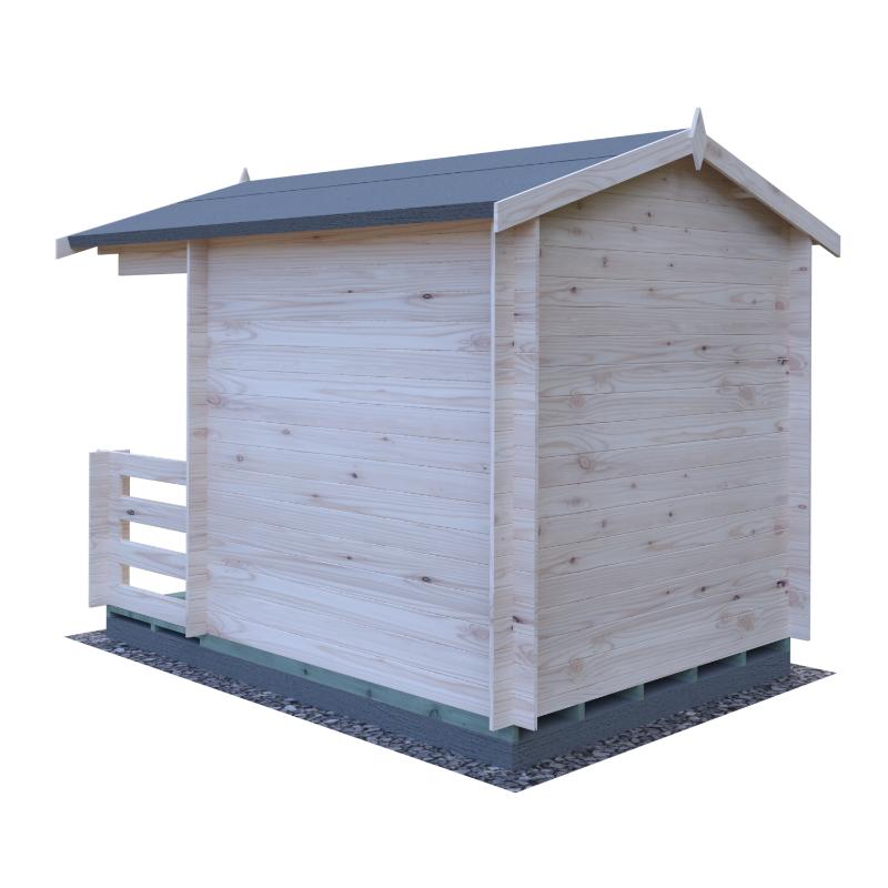 Shire Maulen with Verandah 7x7 19mm Log cabin
