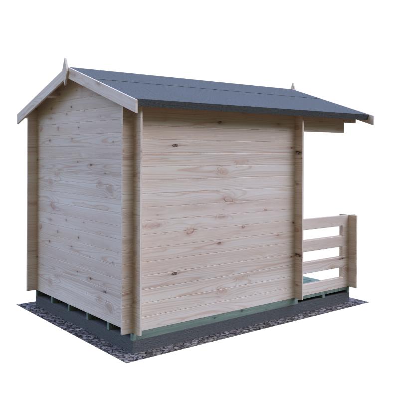 Shire Maulen with Verandah 7x7 19mm Log cabin