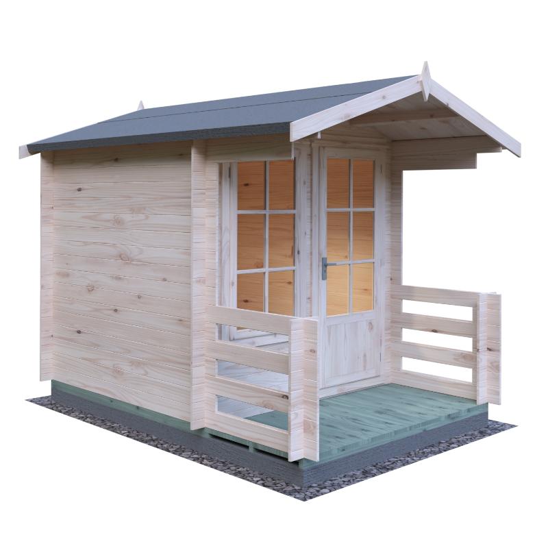 Shire Maulen with Verandah 7x7 19mm Log cabin
