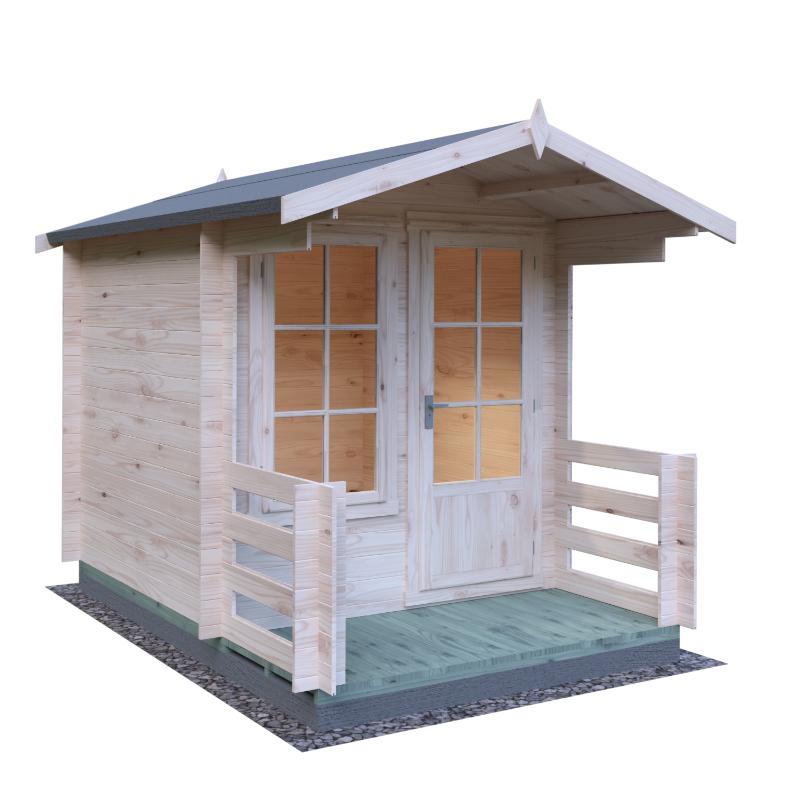 Shire Maulen with Verandah 7x7 19mm Log cabin