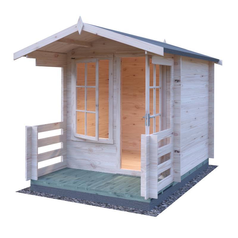 Shire Maulen with Verandah 7x7 19mm Log cabin