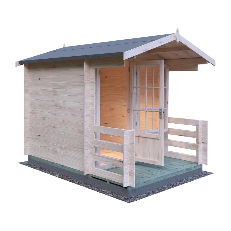 Shire Maulen with Verandah 7x7 19mm Log cabin