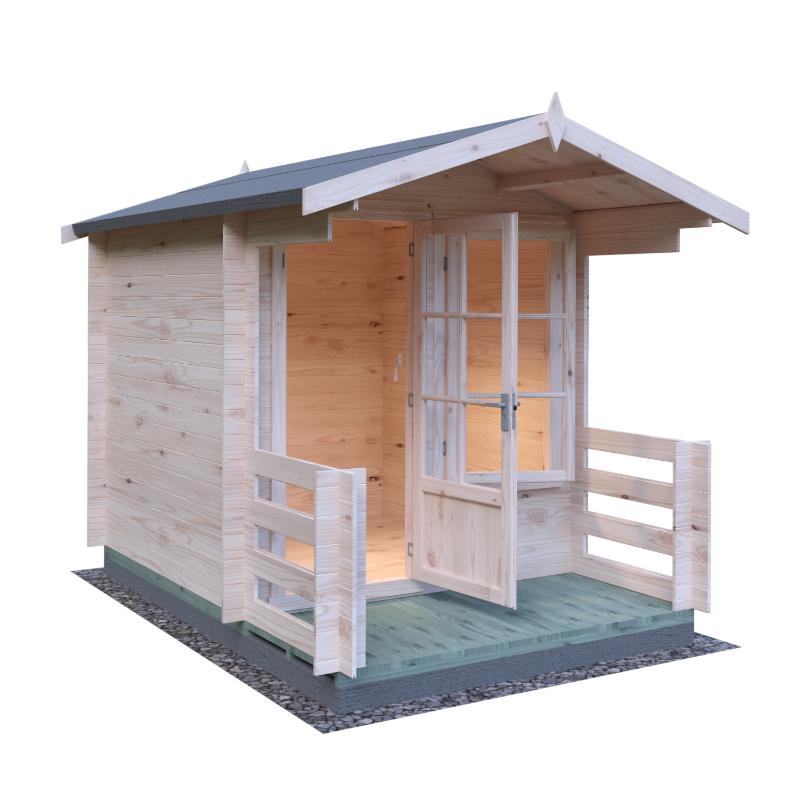 Shire Maulen with Verandah 7x7 19mm Log cabin