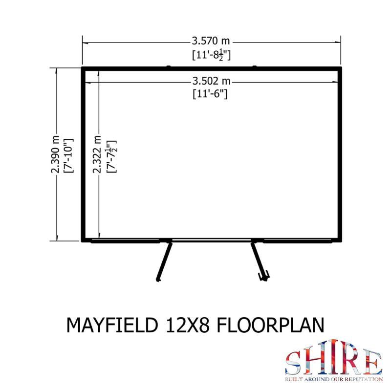 Shire Mayfield 12x6 Summerhouse