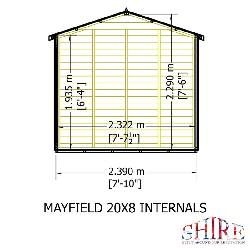 Shire Mayfield 20x6 Summerhouse