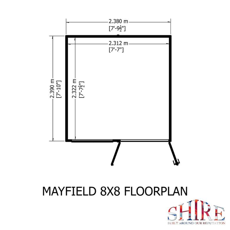 Shire Mayfield 8x6 Summerhouse