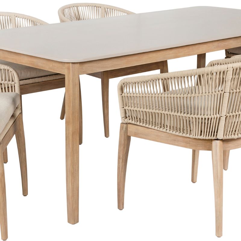 Pacific Lifestyle - Moeven Outdoor 6 Seater Dining Set