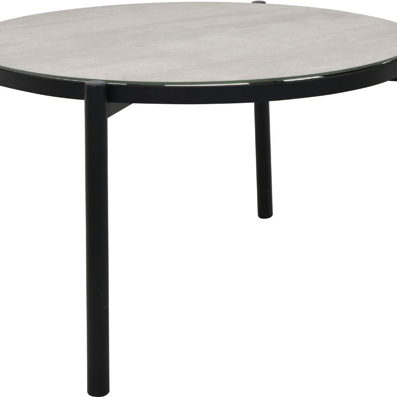 Pacific Lifestyle - Nevada Putty Outdoor 4 Seater Round Dining Set