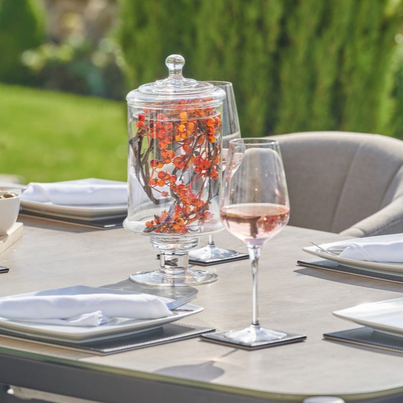 Pacific Lifestyle - Nevada Putty Outdoor 6 Seater Dining Set