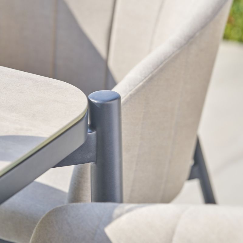 Pacific Lifestyle - Nevada Putty Outdoor 6 Seater Dining Set