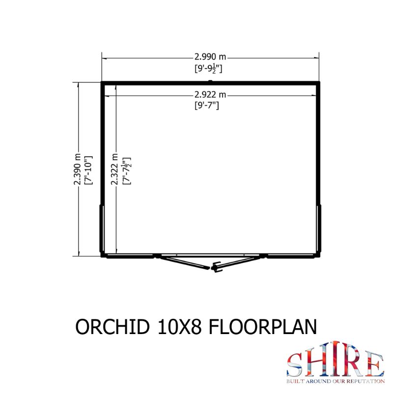 Orchid 10x8 Summerhouse