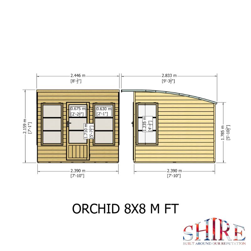 Orchid 8x8 Summerhouse