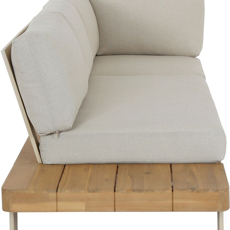 Pacific Lifestyle - Osaka Latte Outdoor Corner Seating Set