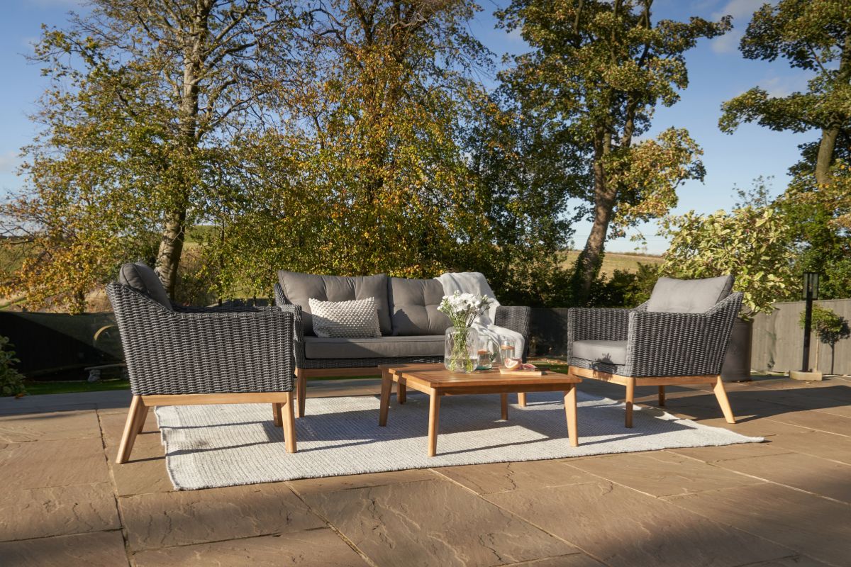 Pacific Lifestyle - Larissa Kubu Grey Outdoor Seating Set