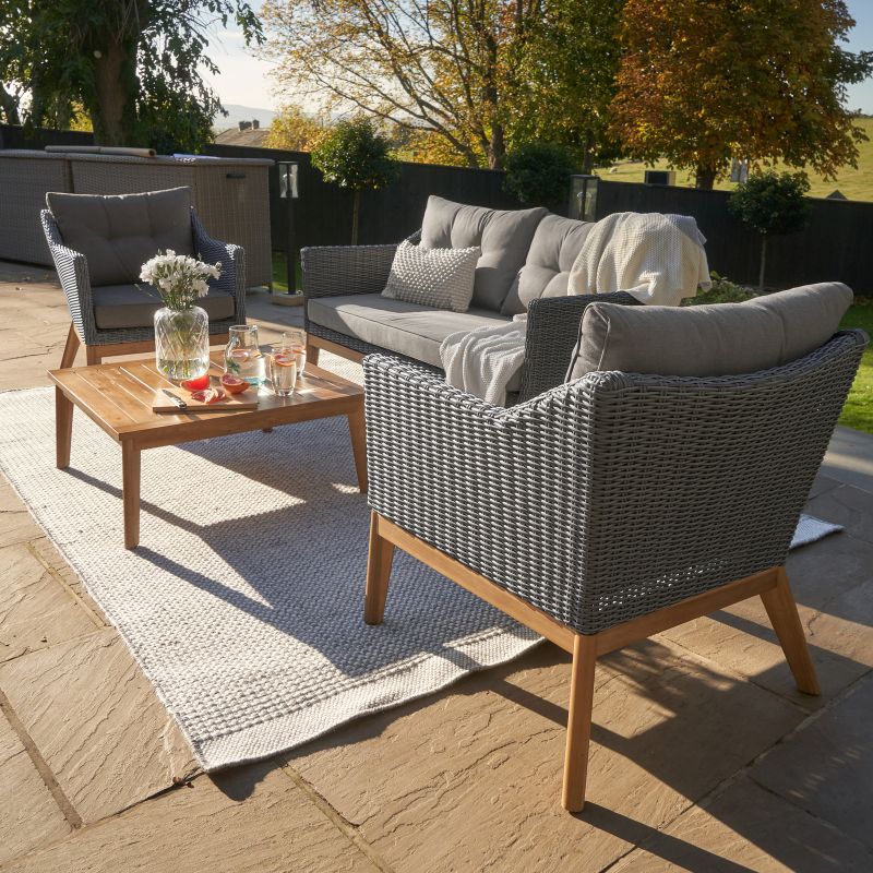 Pacific Lifestyle - Larissa Kubu Grey Outdoor Seating Set