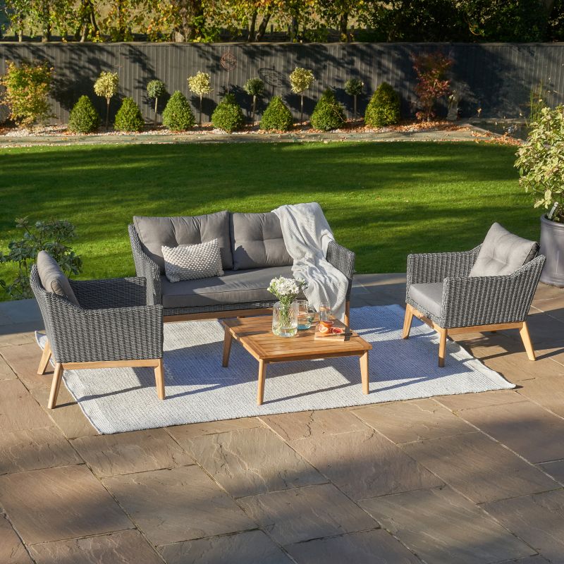 Pacific Lifestyle - Larissa Kubu Grey Outdoor Seating Set