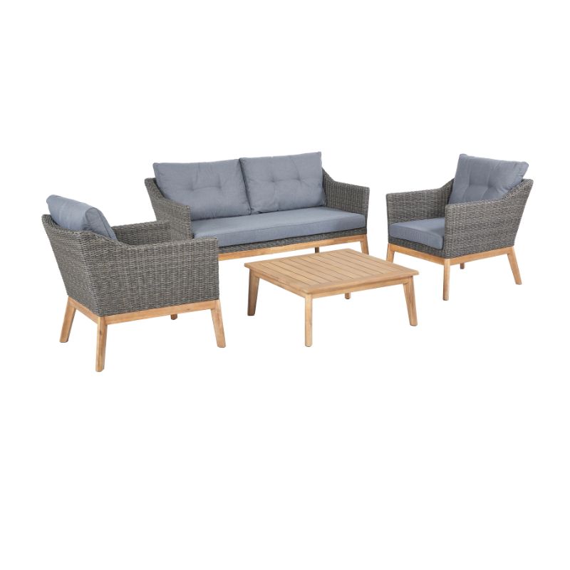 Pacific Lifestyle - Larissa Kubu Grey Outdoor Seating Set