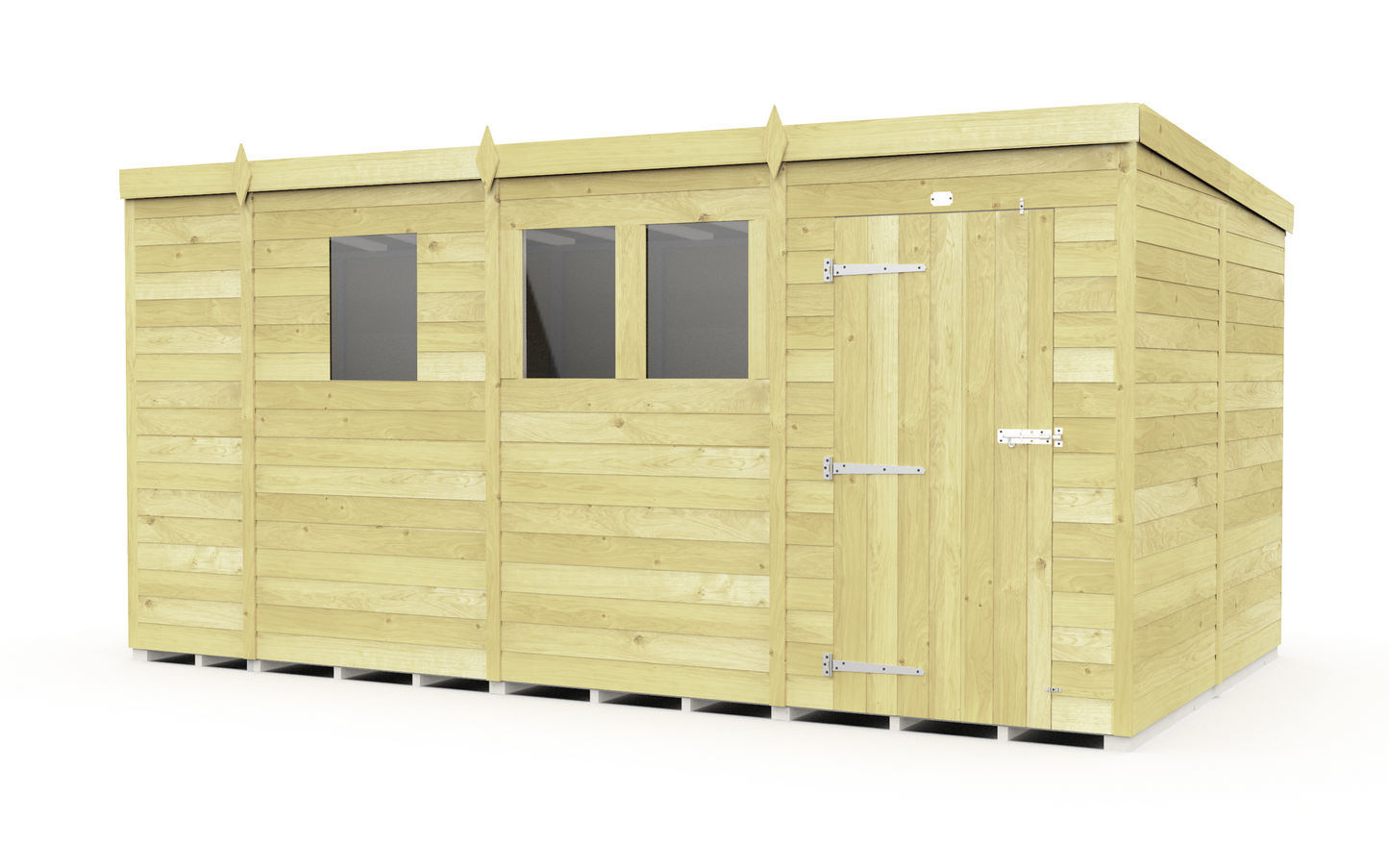 Sheds DIY Pent Garden Shed 8 ft Width