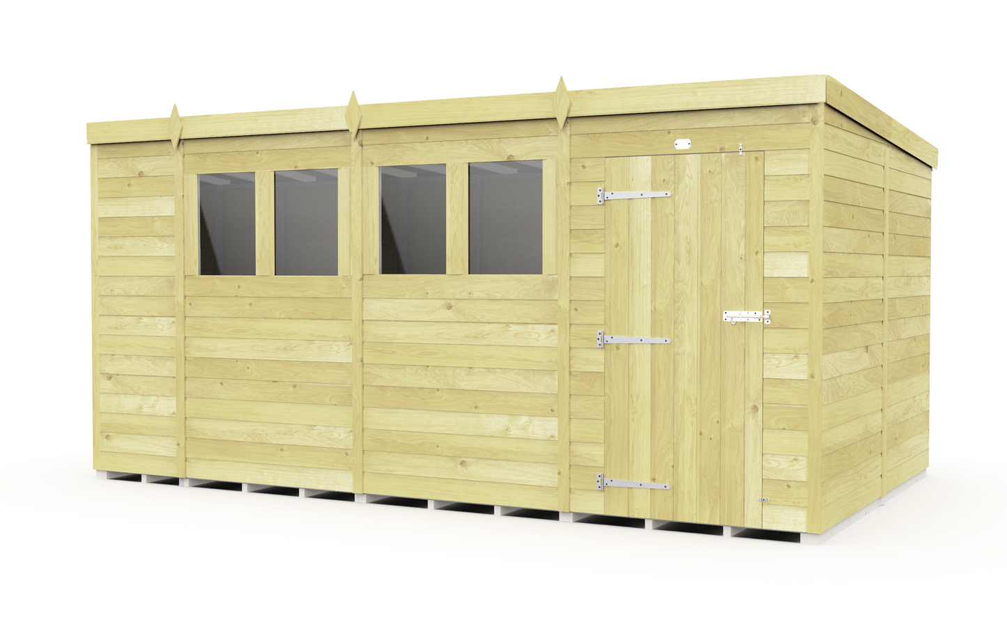 Sheds DIY Pent Garden Shed 8 ft Width