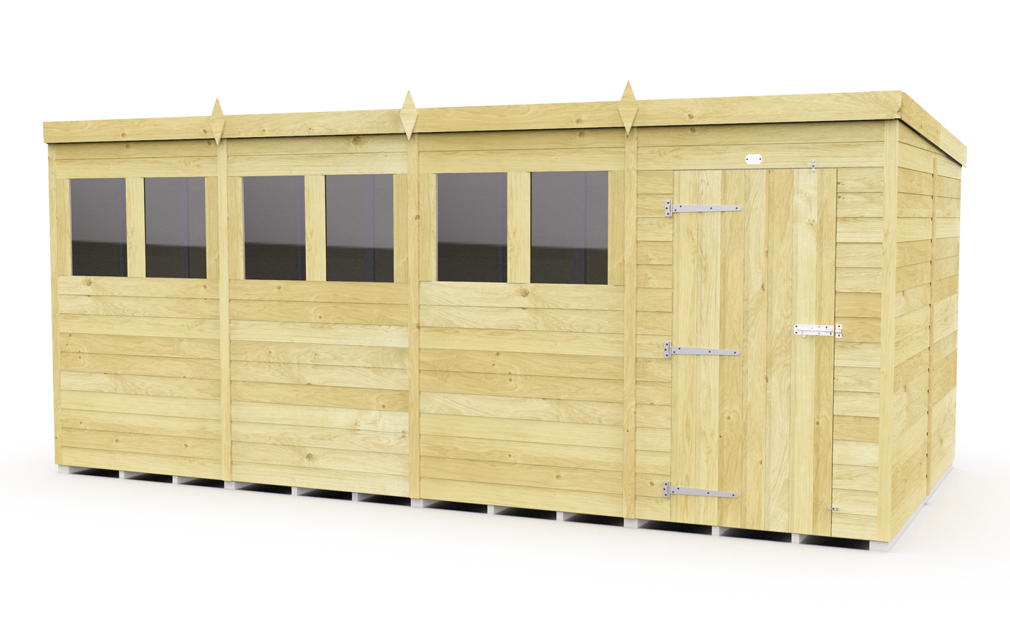 Sheds DIY Pent Garden Shed 8 ft Width