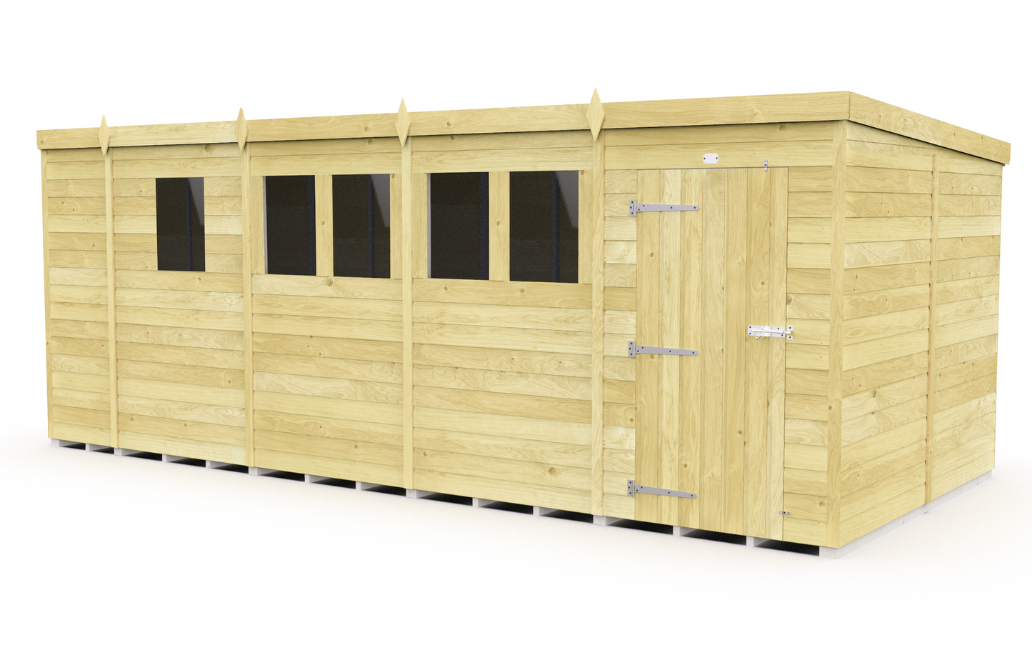 Sheds DIY Pent Garden Shed 8 ft Width