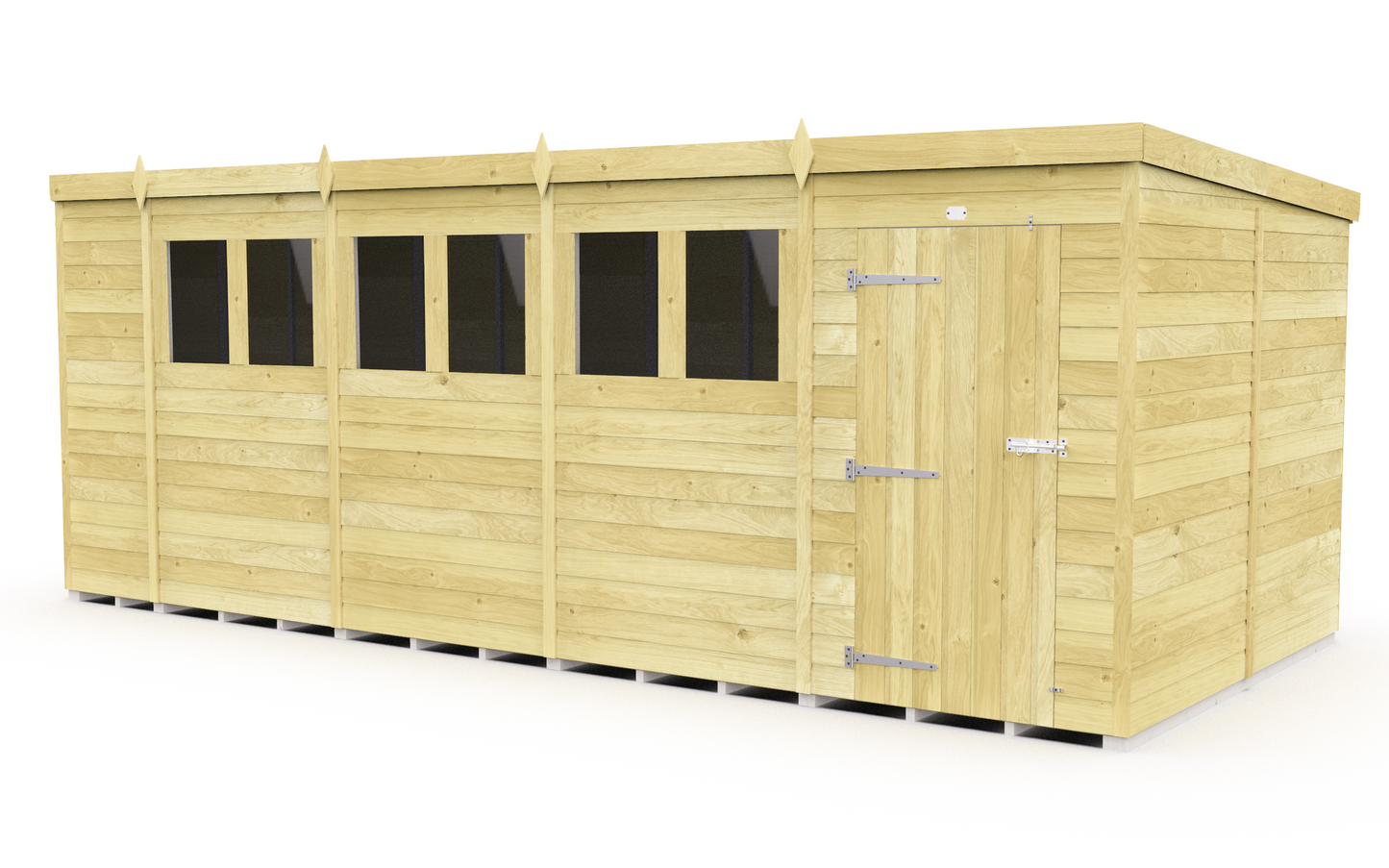 Sheds DIY Pent Garden Shed 8 ft Width